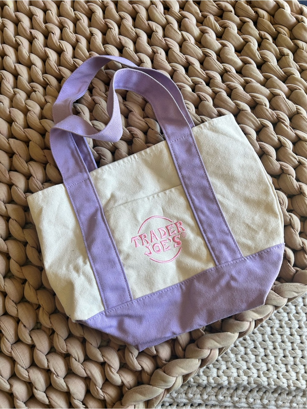 Trader Joe's Mini Canvas Tote